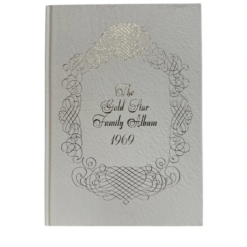 Vintage The Gold Star Family Album 1969‎ Memory Keepsake Decoration